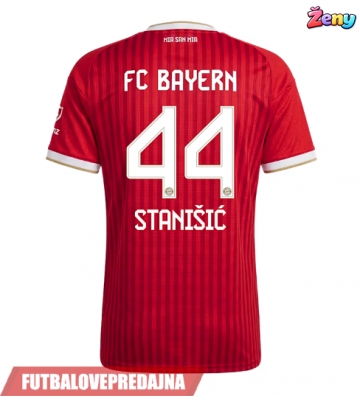 Lacne Ženy Futbalové dres Bayern Munich Josip Stanisic #44 2026-27 Krátky Rukáv - Domáci